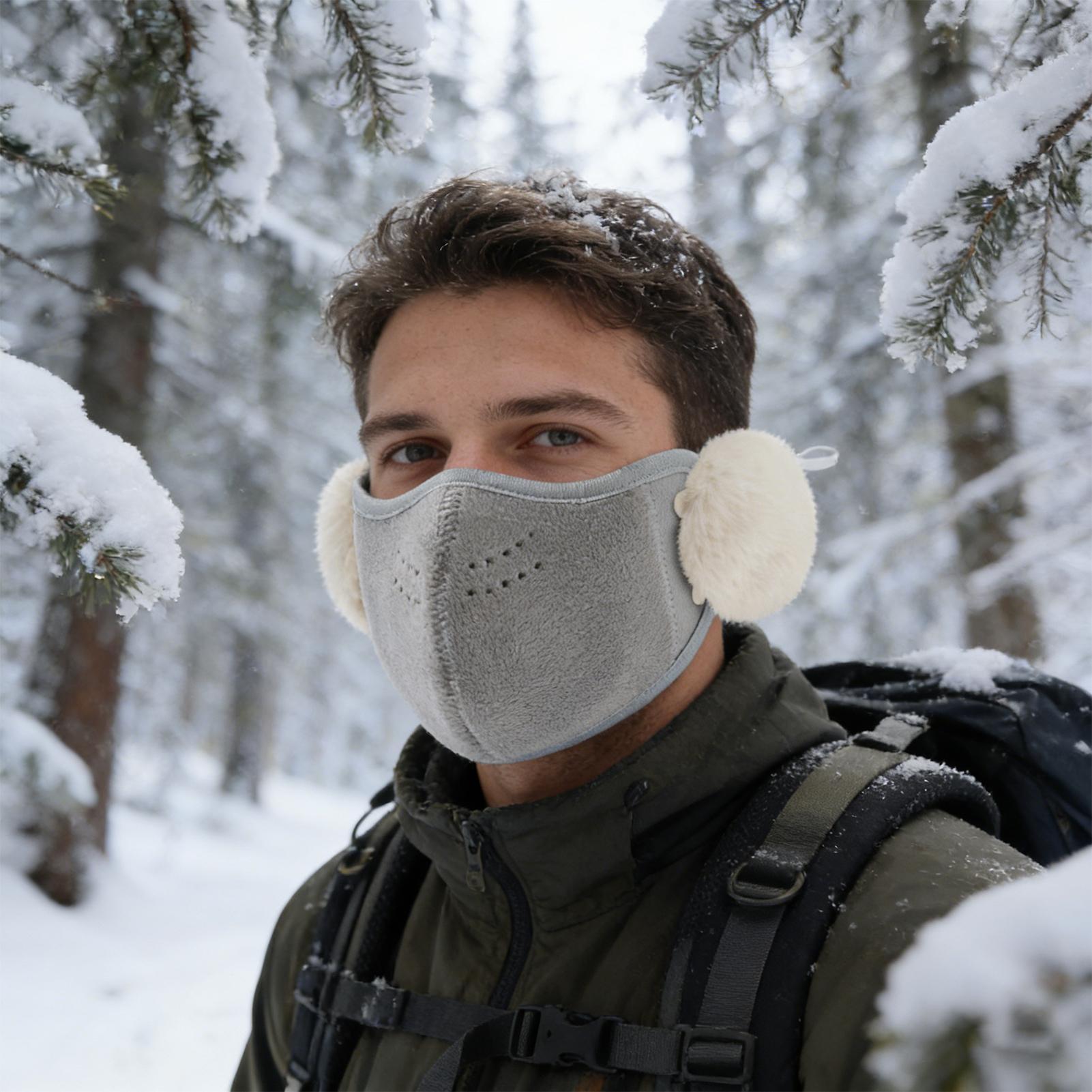 Winter Cycling Commute - Cubierta facial para polvo, protector térmico