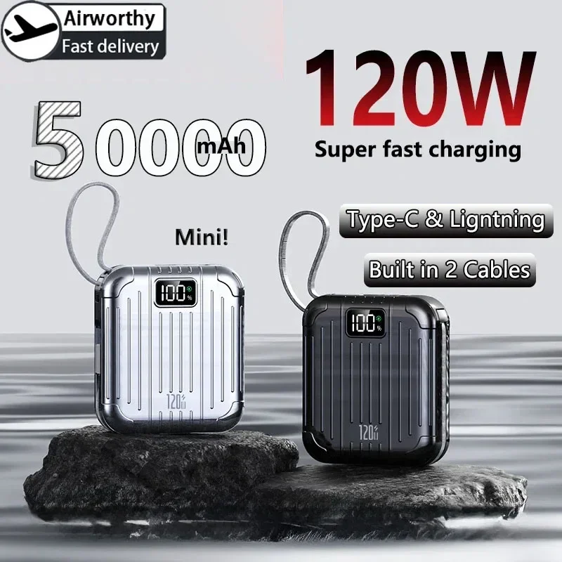 Usb Charger Dynamo - 50000mAh Mini compacto conveniente PowerBank PD20W