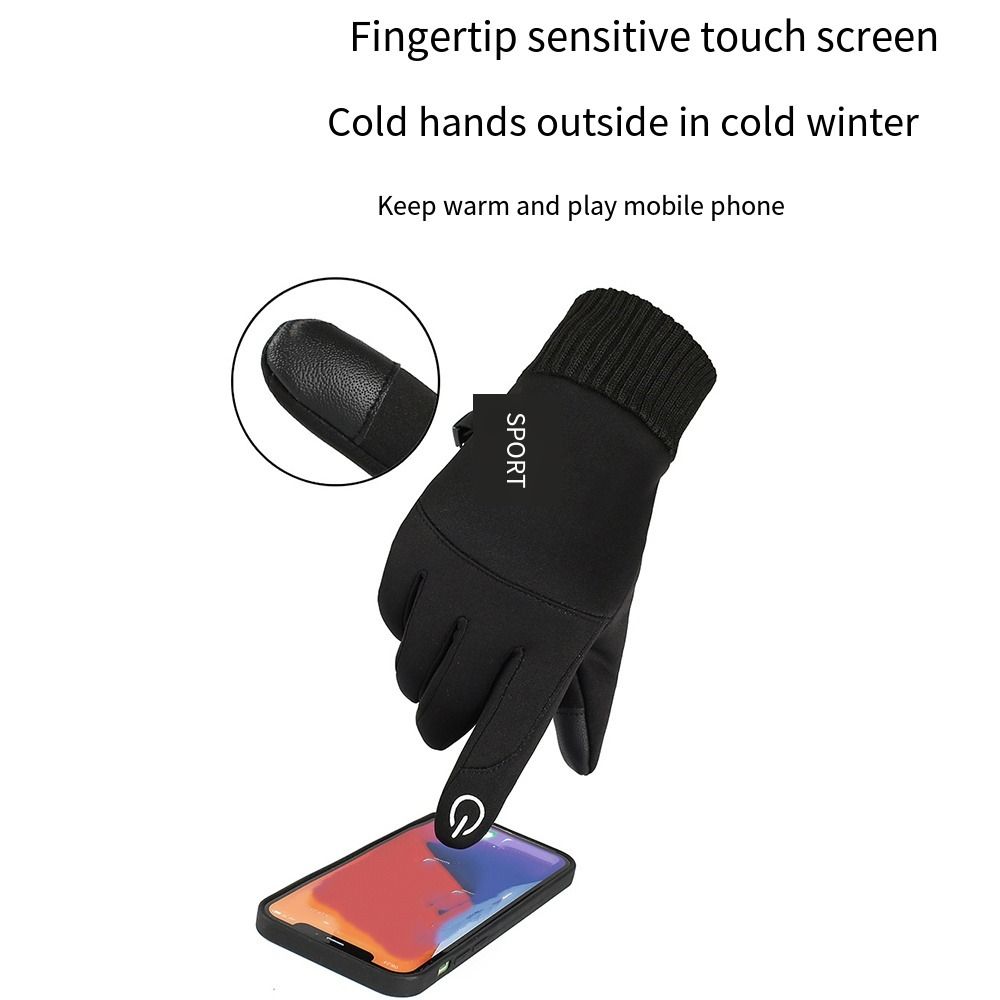 Winter Cycling Commute - Guantes para Pantalla Táctil de Otoño