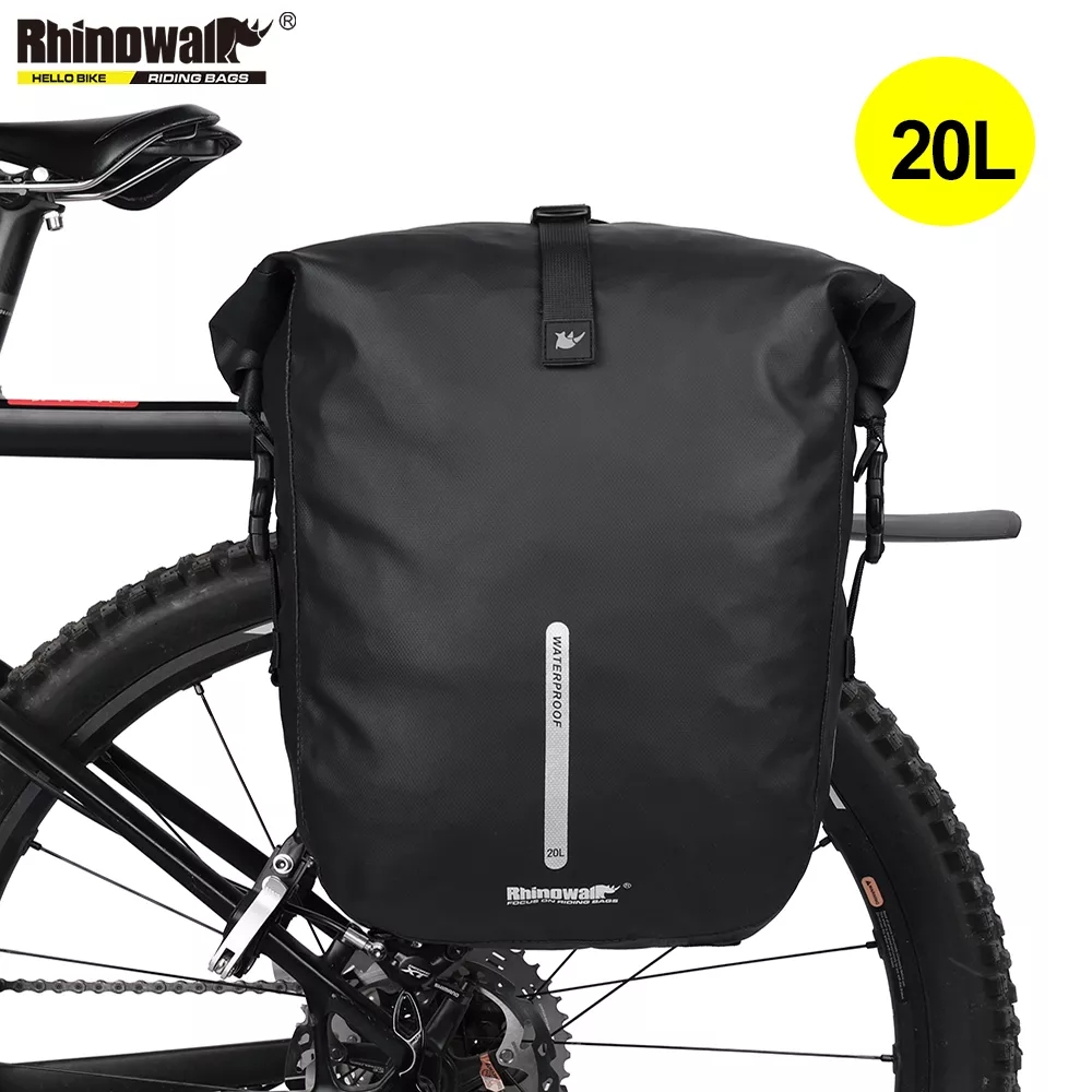 Cycling Commute Backpack - Rhinowalk-mochila impermeable para bicicleta, maletero de