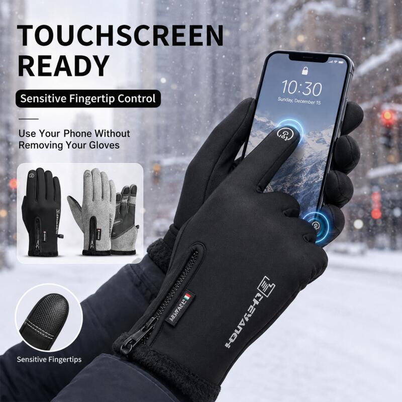 Guantes de invierno cálidos co - Winter Cycling Commute reseña y precio
