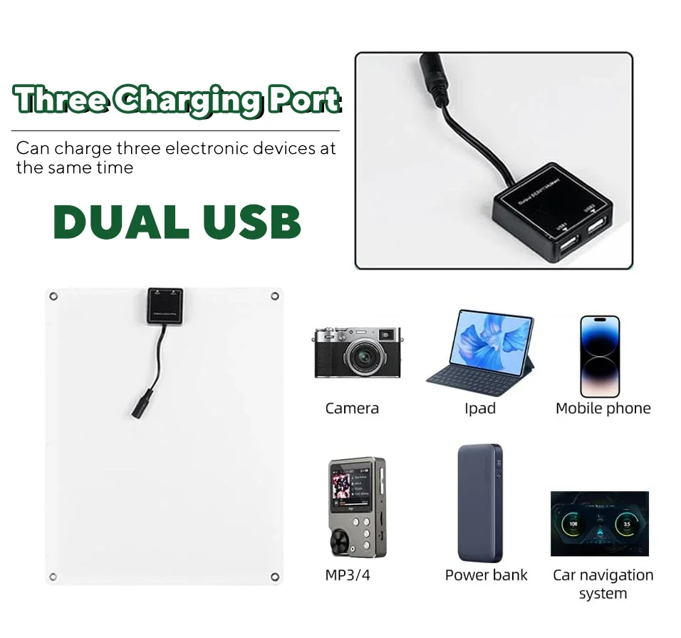 Kit de Panel Solar de 1000W, C - Usb Charger Dynamo reseña y precio