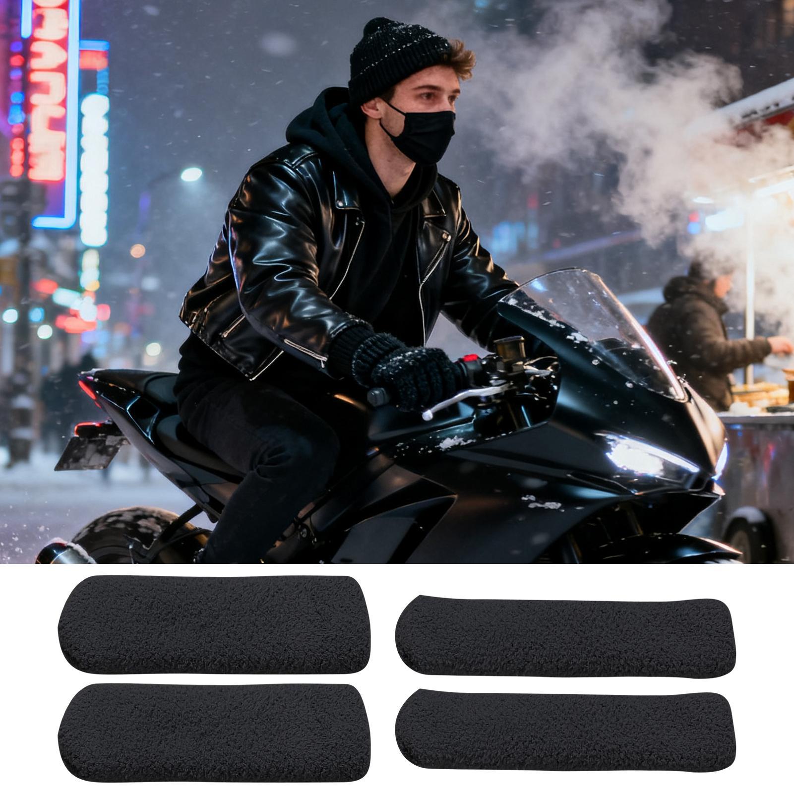 Cubiertas de agarre para manij - Winter Cycling Commute reseña y precio