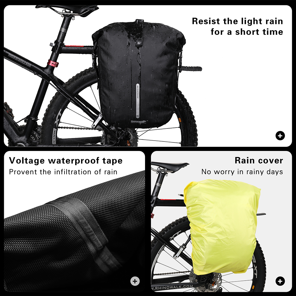 Rhinowalk-mochila impermeable  - Cycling Commute Backpack reseña y precio