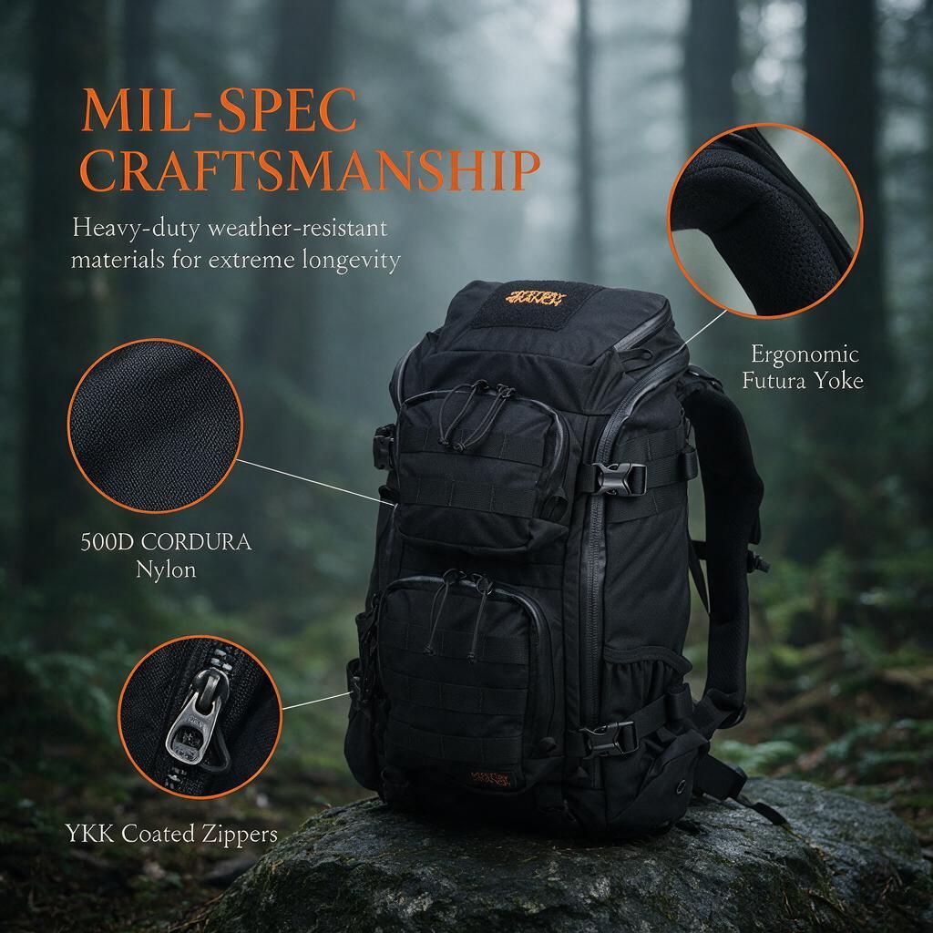 Mochila táctica ligera Mystery - Cycling Commute Backpack reseña y precio