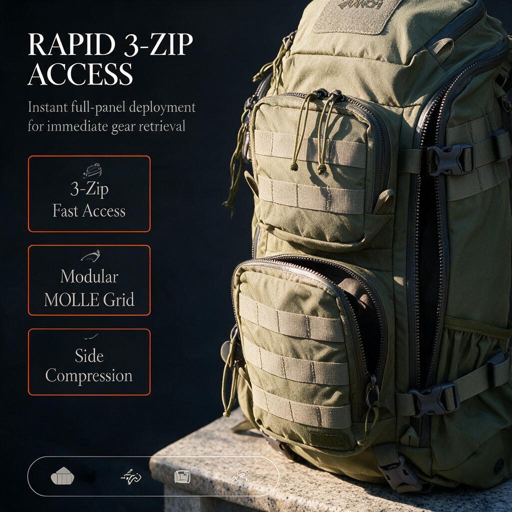 Mochila táctica ligera Mystery - Cycling Commute Backpack reseña y precio
