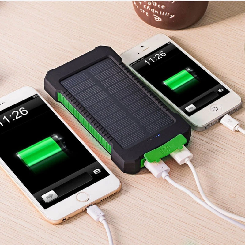 Banco de energía Solar de 5000 - Usb Charger Dynamo reseña y precio